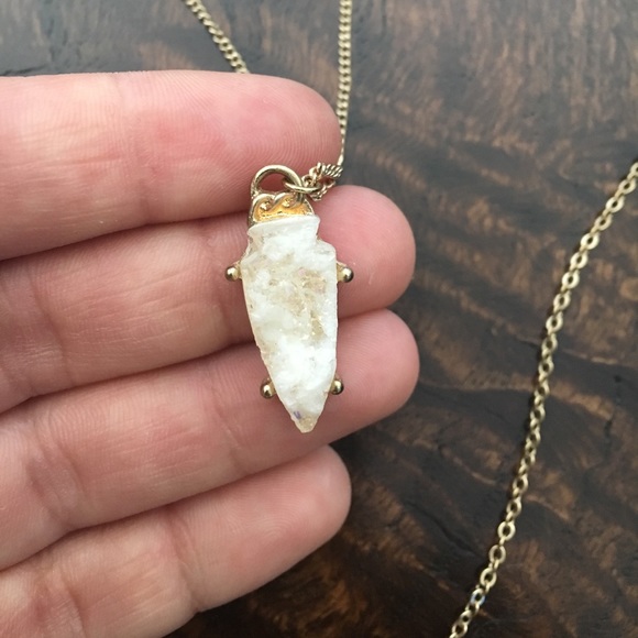 3 piece gold feather necklace - Picture 2 of 3