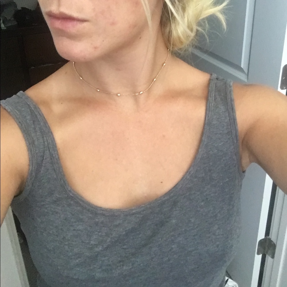 Gold chocker necklace