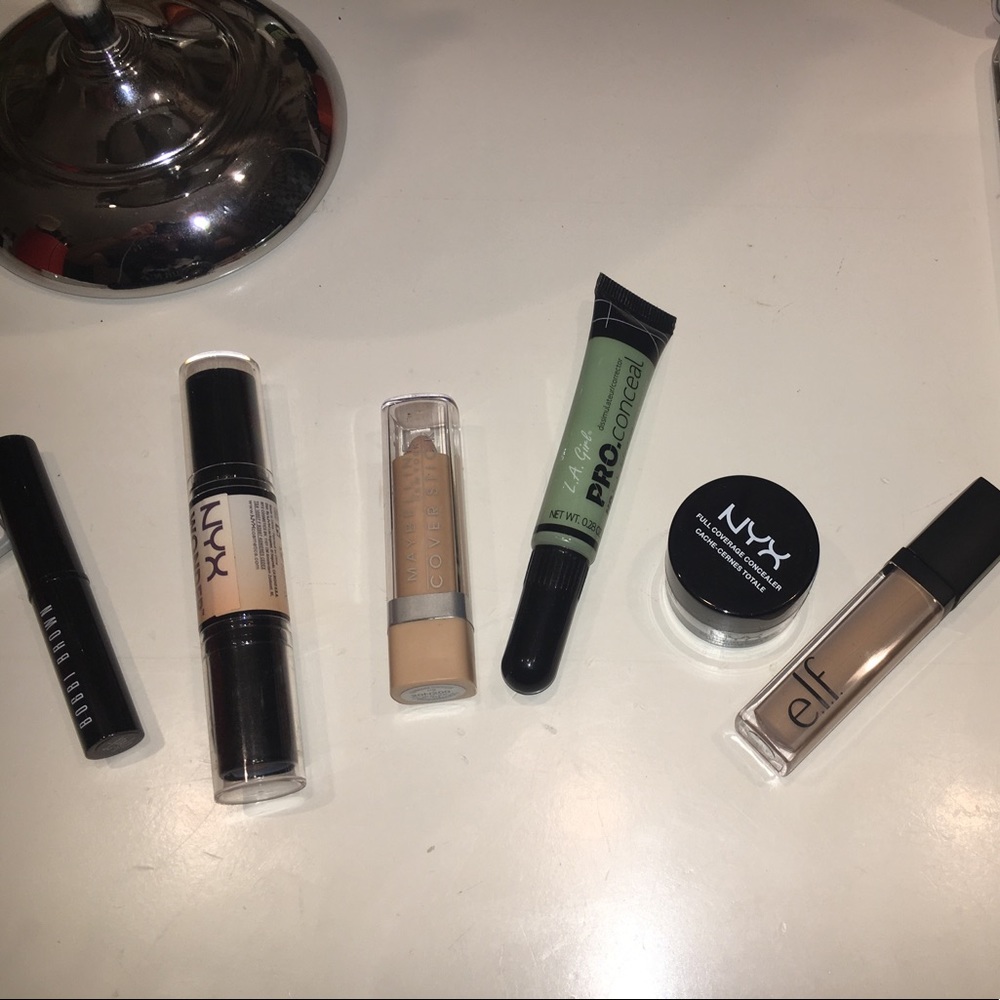 Bobbi Brown, NYX, and LA girl Concealer & Contour