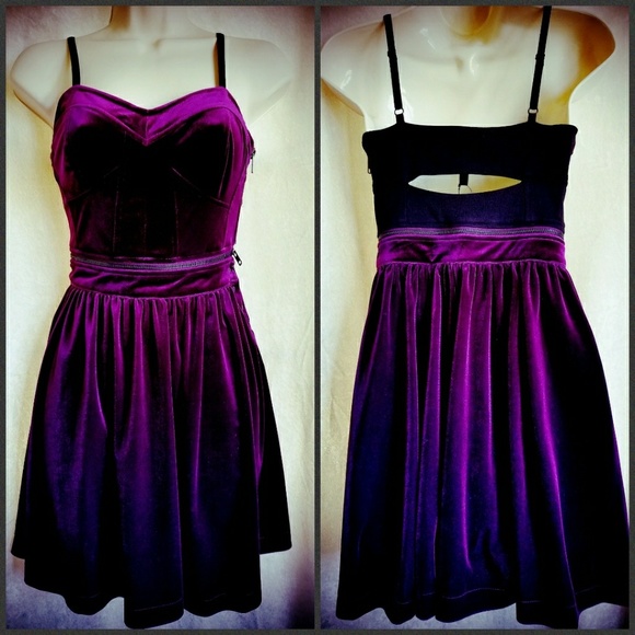 NWT! Jessica Simpson Velveteen 2 Piece Dress 2 - Picture 3 of 8