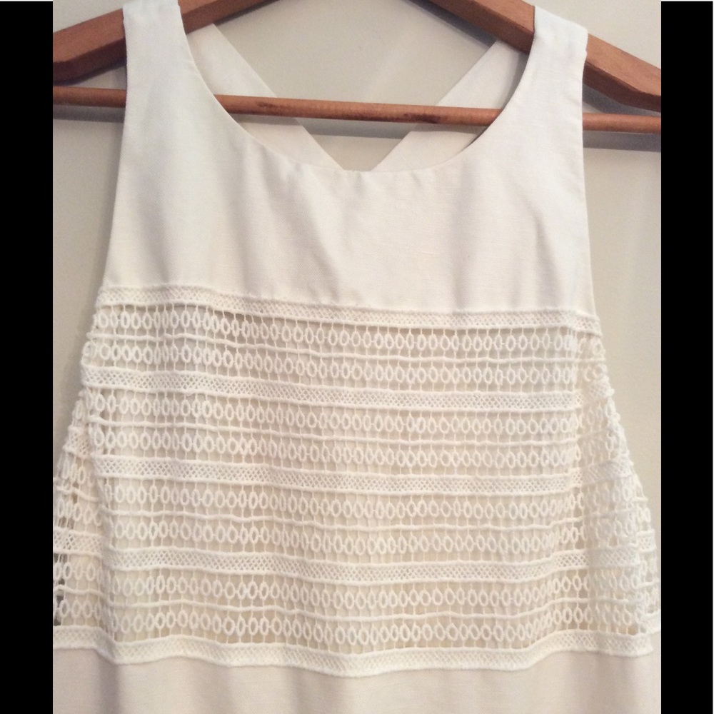 LOFTCROCHET LACELINED SHIFTLIKE NEWLINEN - Picture 6 of 8