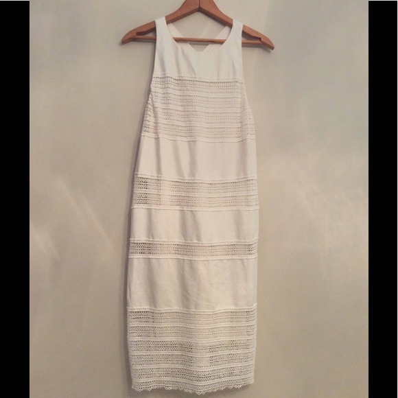 LOFTCROCHET LACELINED SHIFTLIKE NEWLINEN - Picture 4 of 8