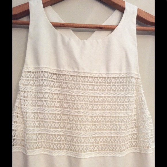 LOFTCROCHET LACELINED SHIFTLIKE NEWLINEN - Picture 6 of 8