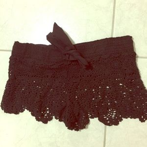 Crochet shorts / cover up
