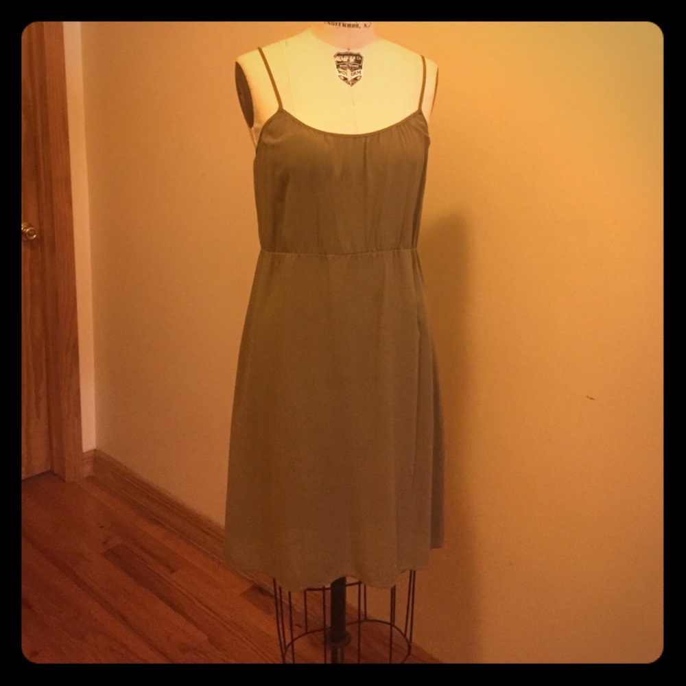 Brand new Olive green Balenciaga slip