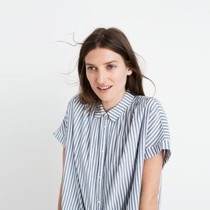 Madewell Central button down shirt stripe XXS