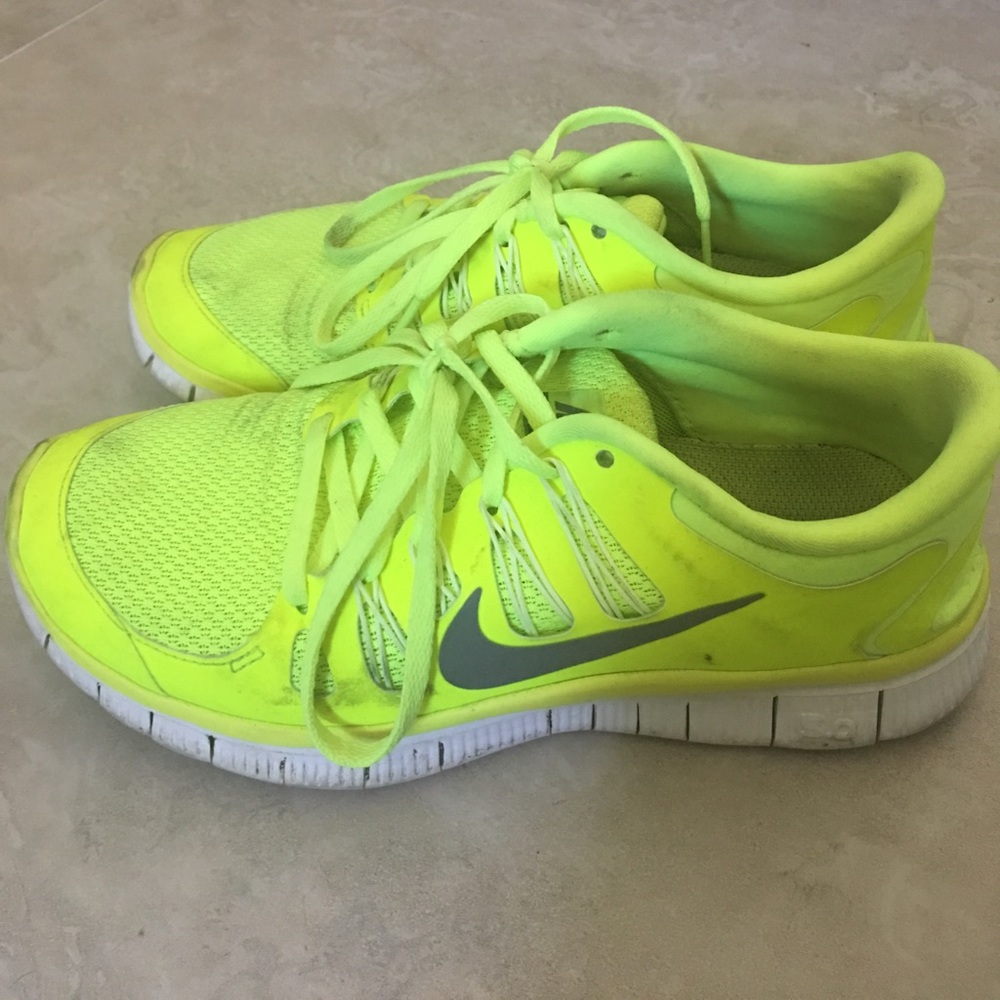 Like Green Nike Free 5.0