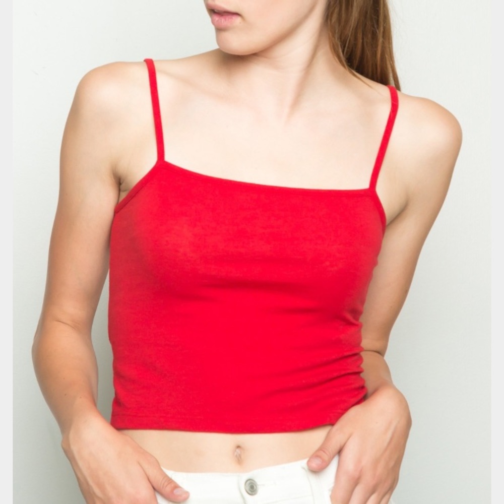 Brandy Melville Faye tank in red!