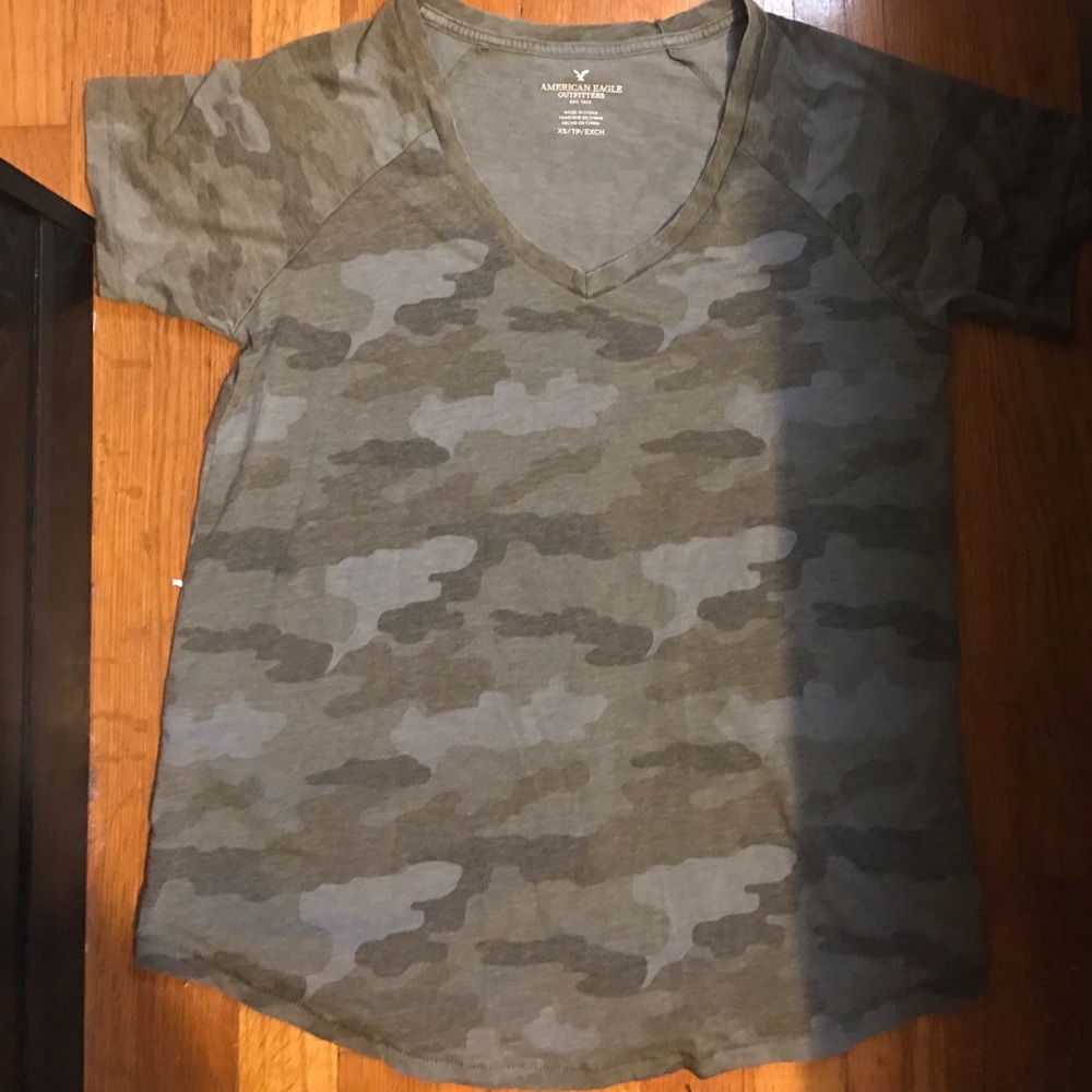 American Eagle Camo Shirt