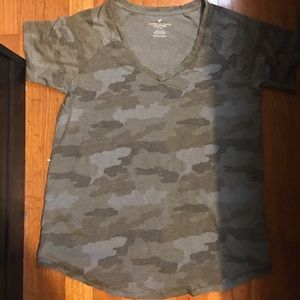 American Eagle Camo Shirt