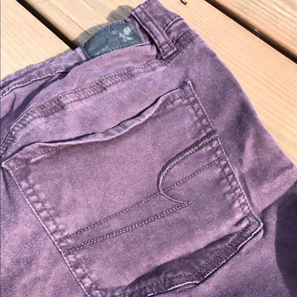 Plum American Eagle Jeans