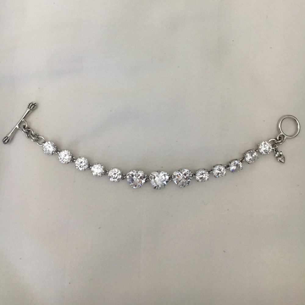 Juicy couture heart diamond bracelet