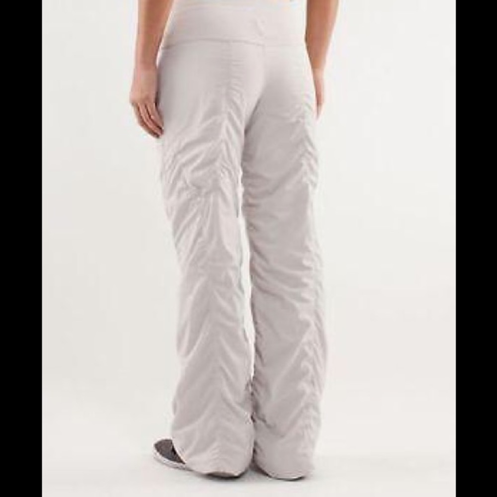 Lululemon Studio II lined pants in Dune.