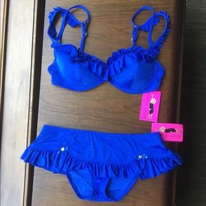 Betsey Johnson two piece swimsuit