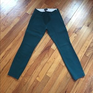 J. Crew Minnie Pant - Forest Green 00