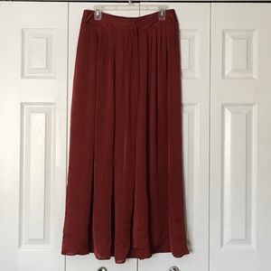 Red maxi skirt!