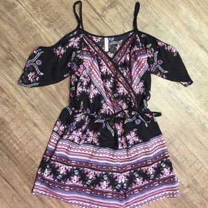 Xhilaration cold shoulder Romper