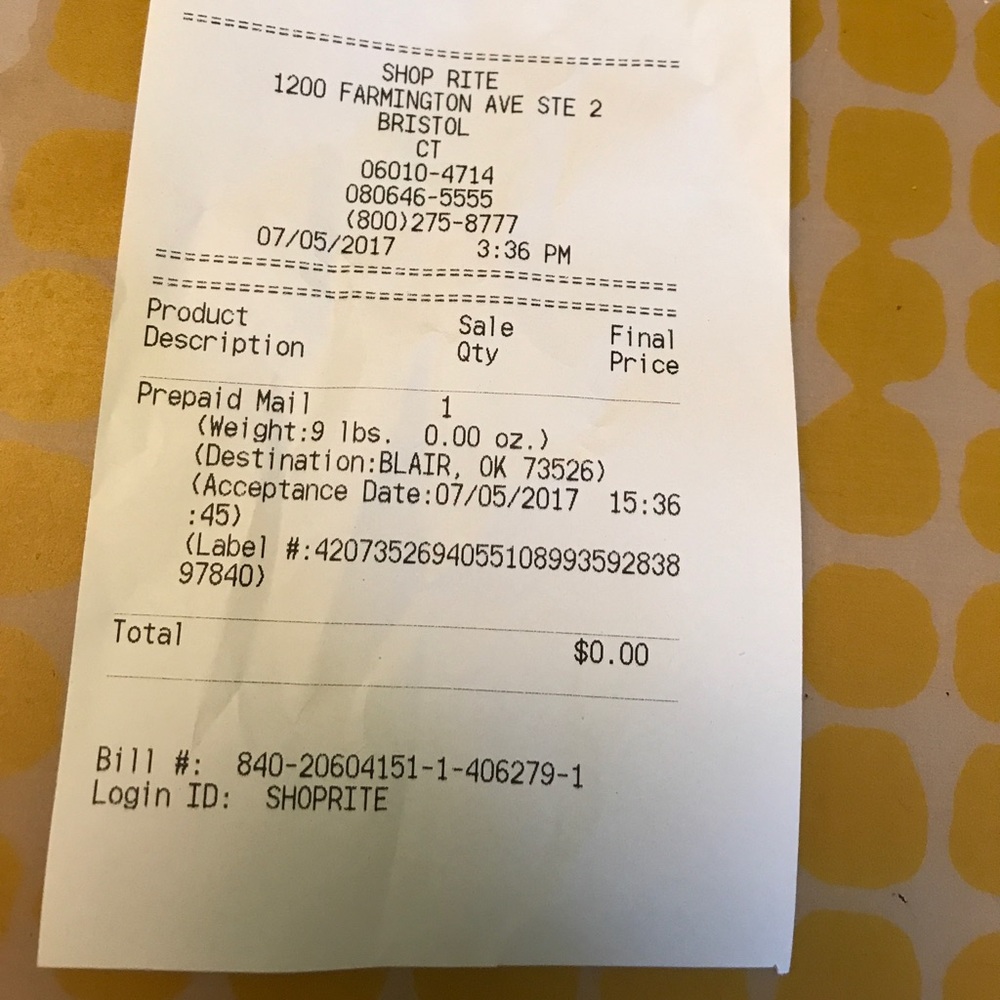 Shipping proof! - Picture 2 of 2