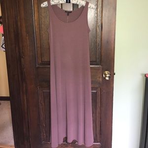 Eileen Fisher Brown Silk Dress