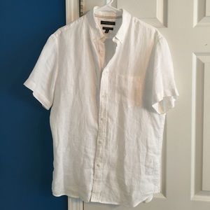 Short sleeve Banana Republic button down