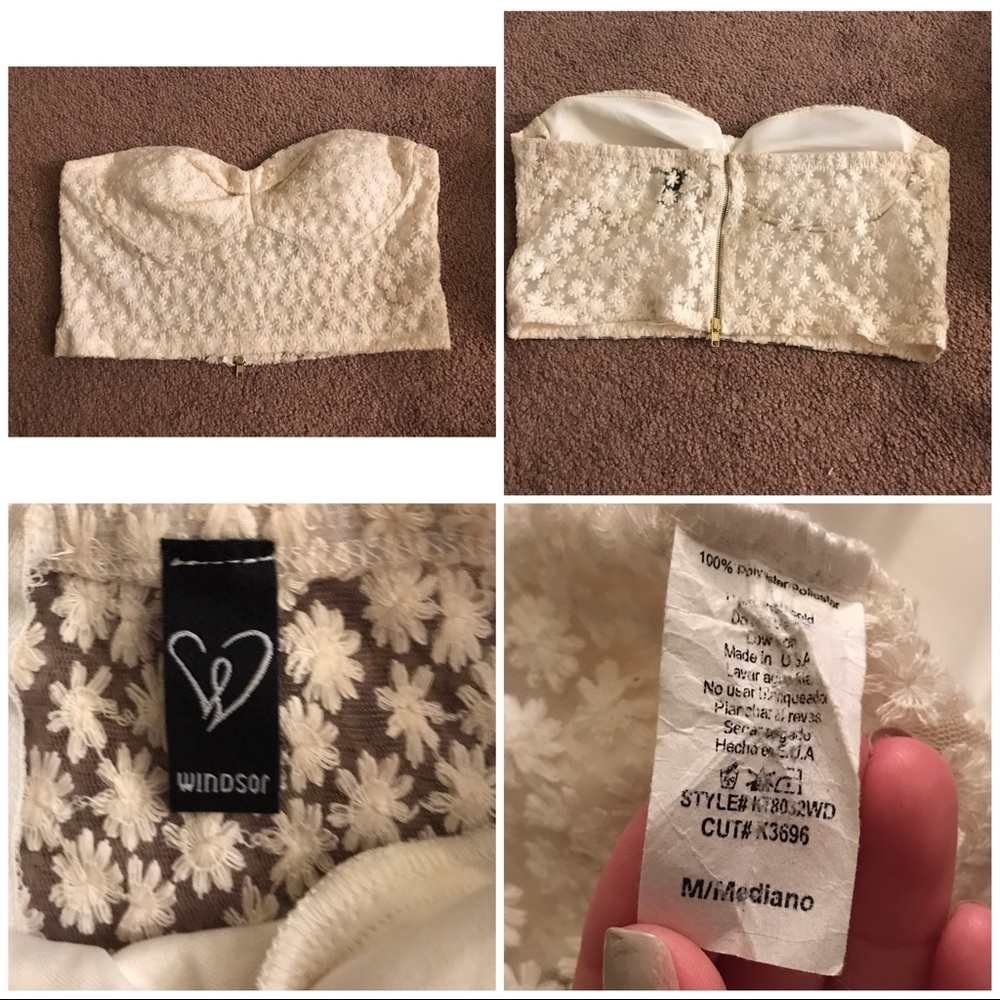M Windsor crop top