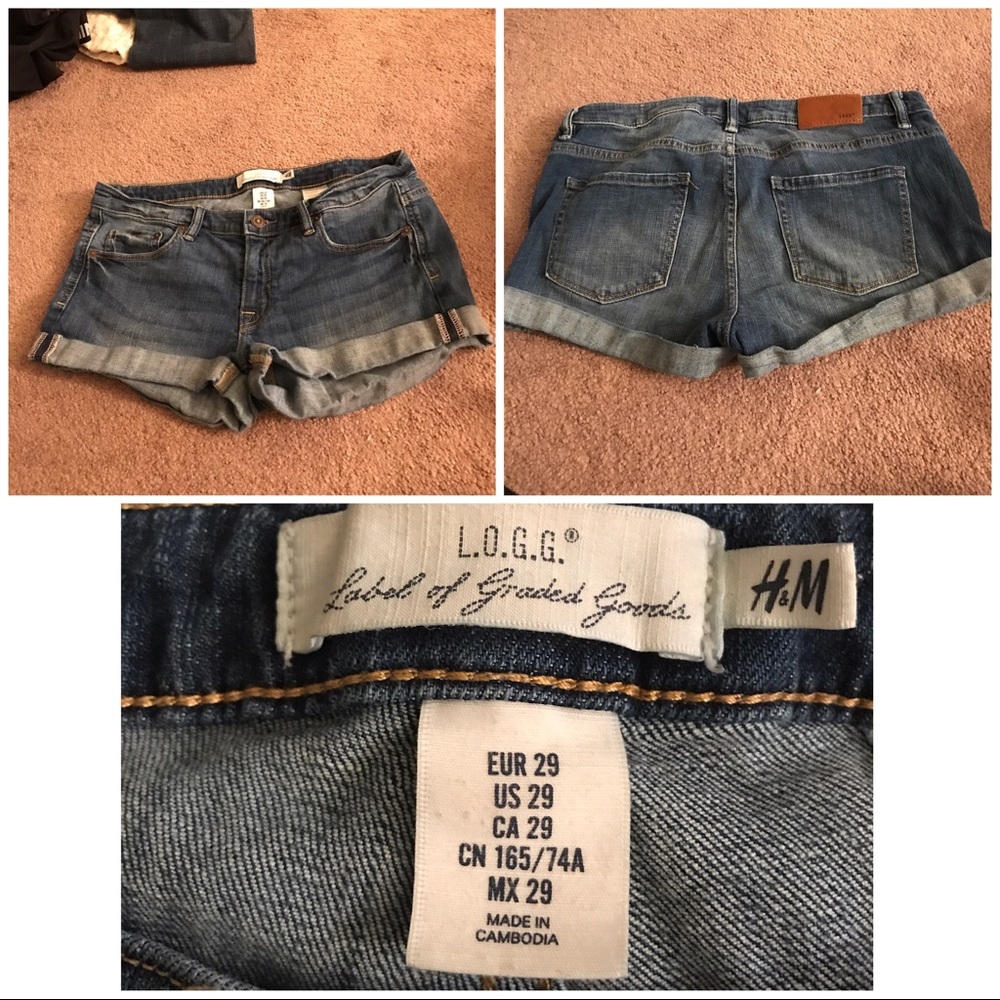 H&m jean shorts