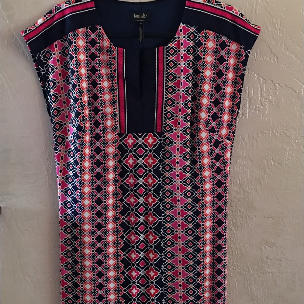 Laundry by Shelli Segal Modern Print Dress