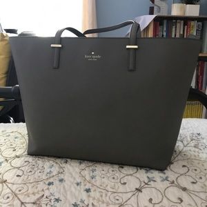 Large Dark Grey Kate Spade Tote