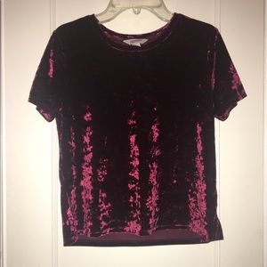 Arizona Red Velvet Shirt NWT