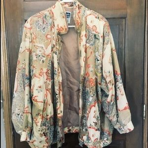 Oversized Vintage Bomber Jacket