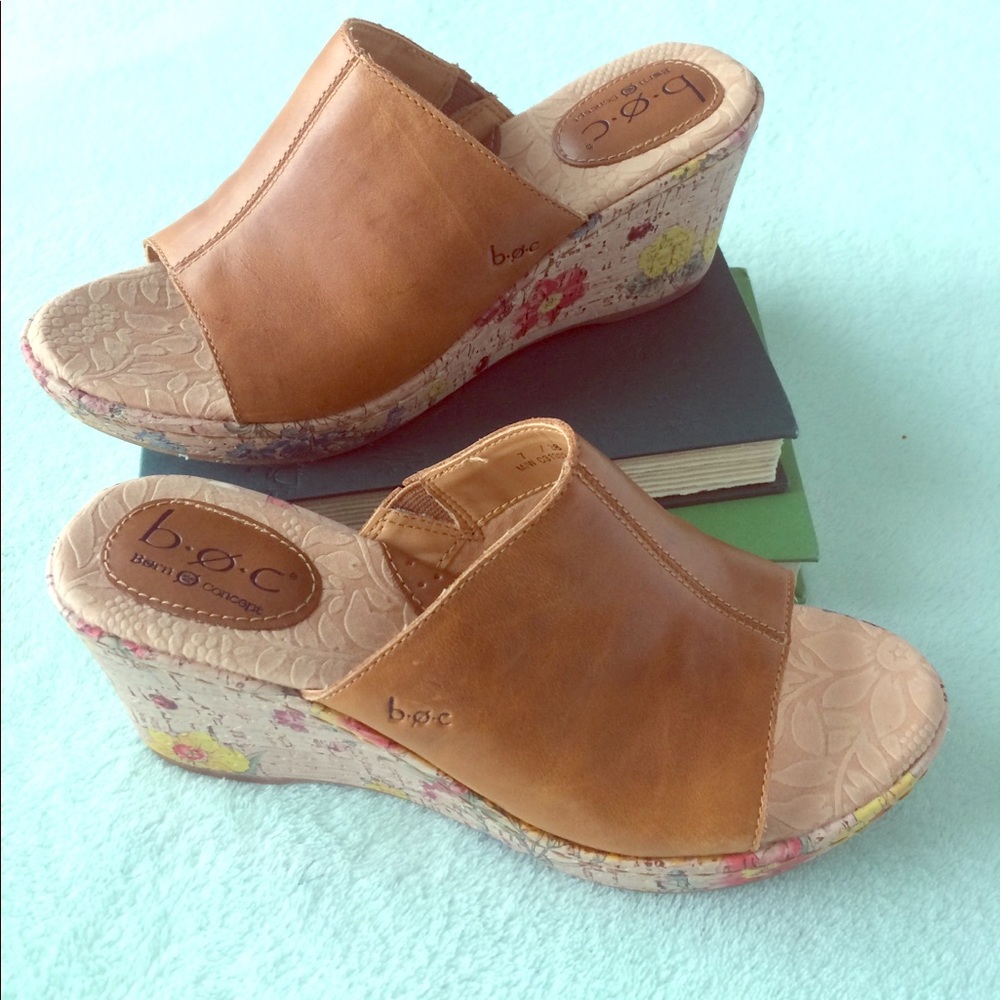 Born Concept mule wedges – super comfortable!