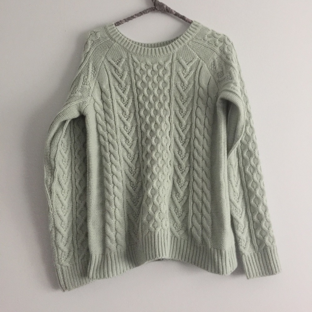 Mint green sweater