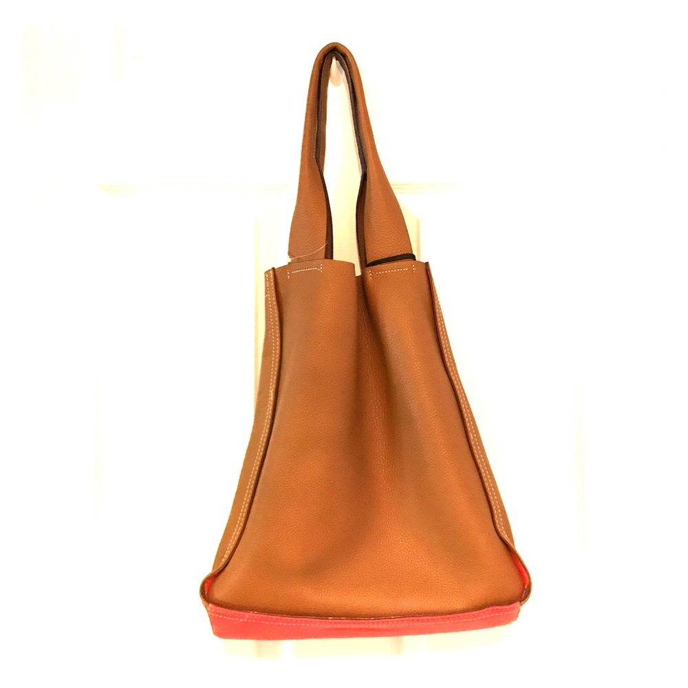 Gap leather tote purse