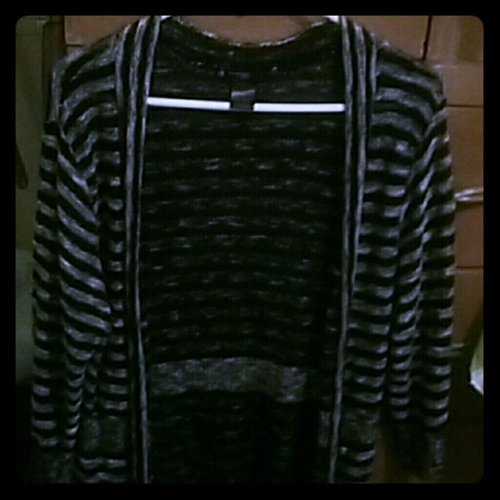Black cardigan