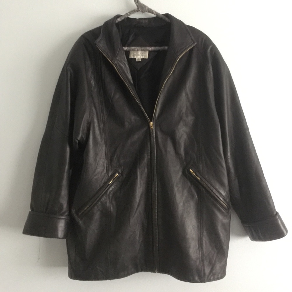 Vintage genuine leather jacket