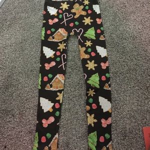 girls christmas leggings