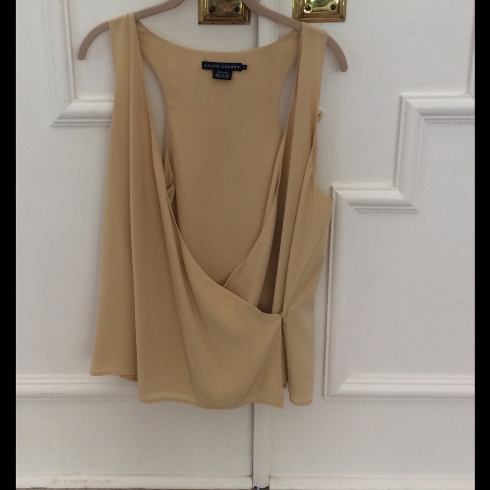 Ralph Lauren silk wrap top