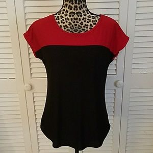 Business Casual Color-block Top