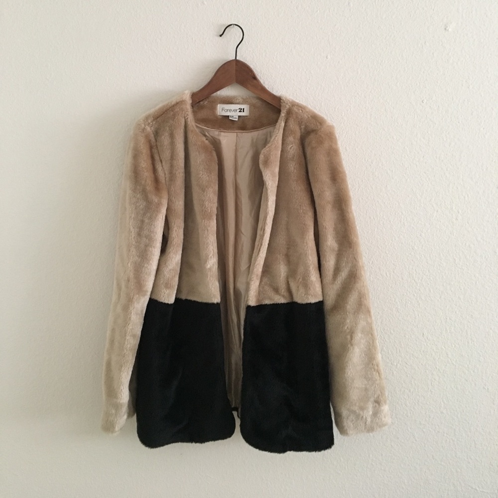 New faux fur fall/winter jacket
