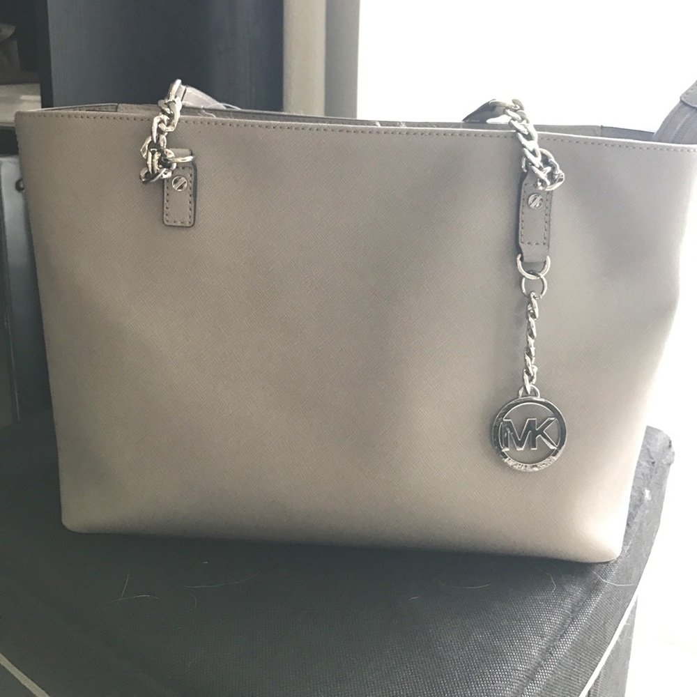 Grey Michael Kors purse