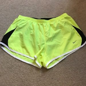 neon nike shorts