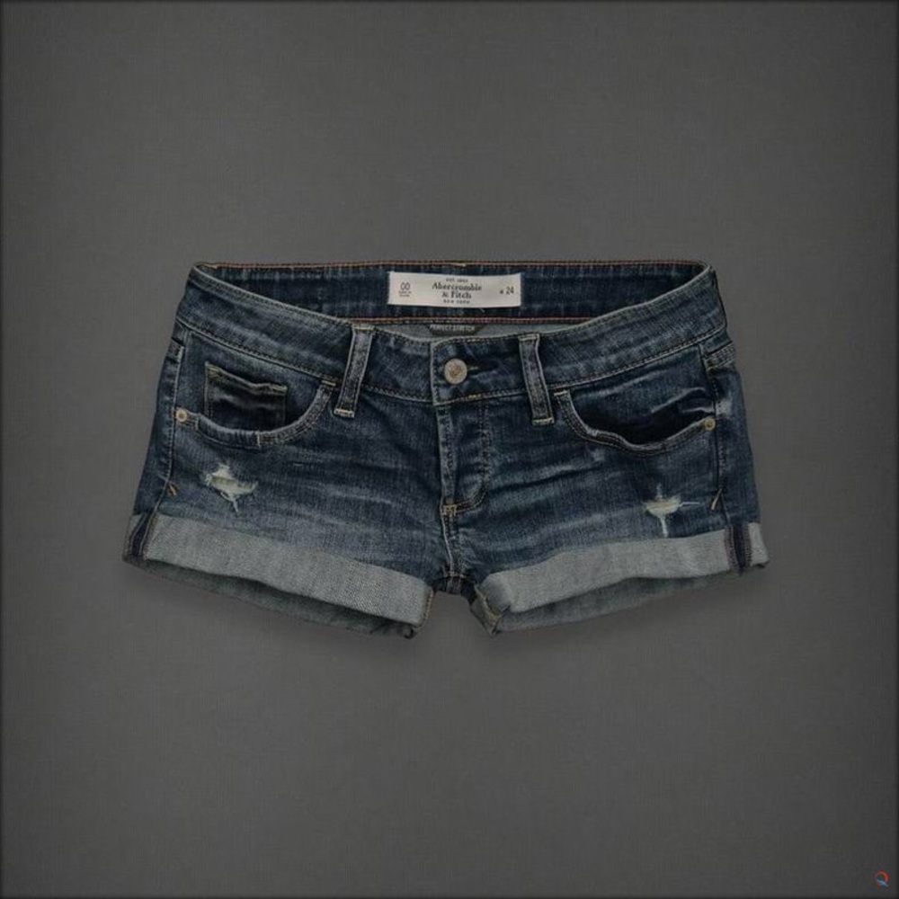 Abercrombie Jean Shorts size 0