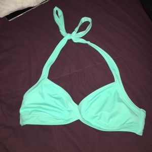 Mint green bathing suit top
