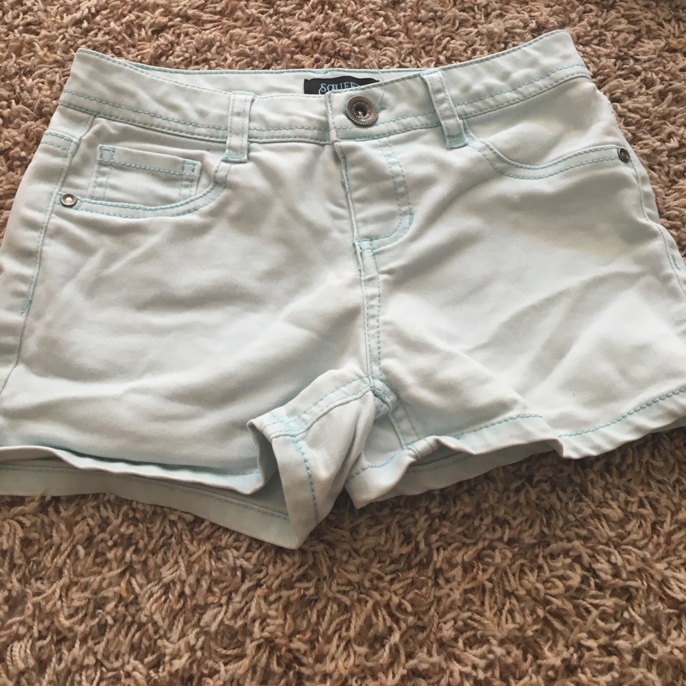 Light blue shorts