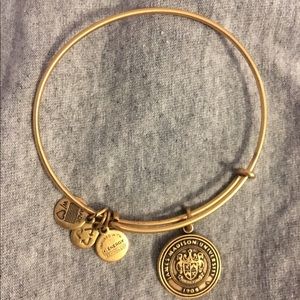 Alex and ani James Madison University charm bangle