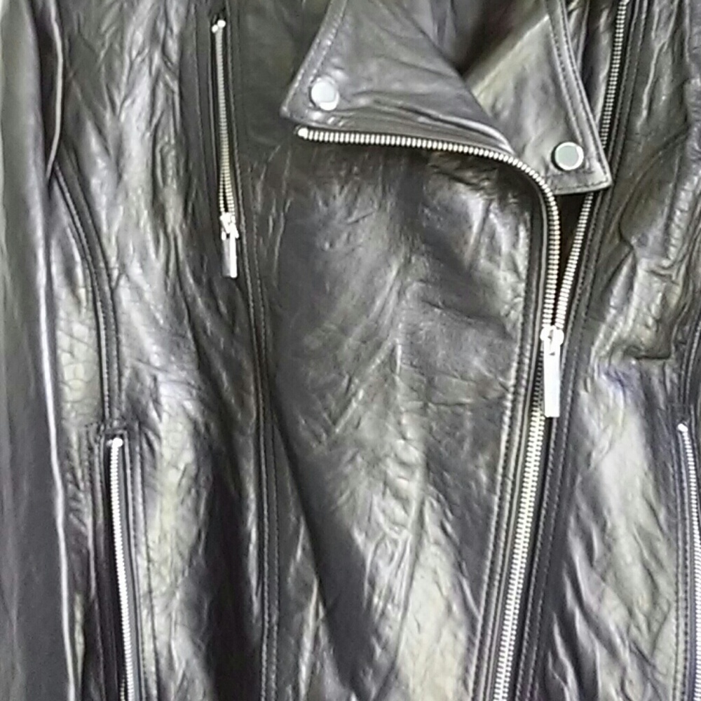 🚫SOLD🚫 Moda International Genuine Leather JacKet - Picture 2 of 5