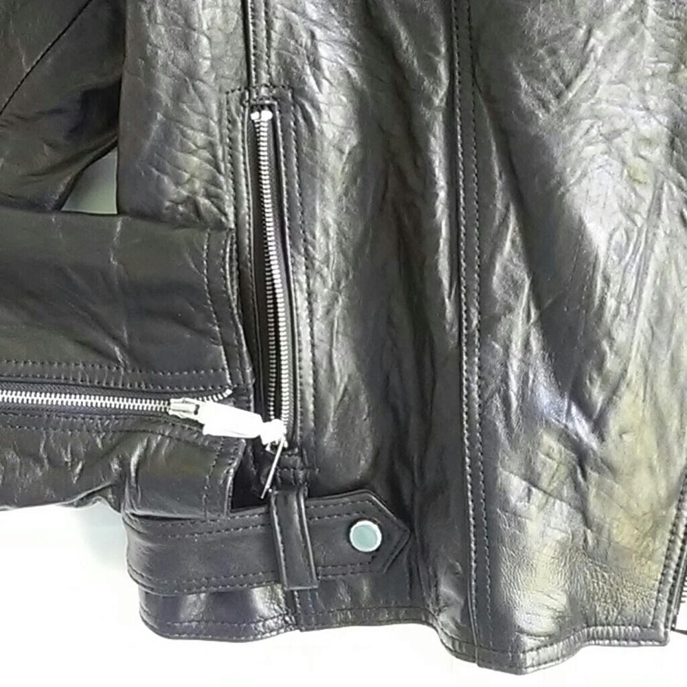 🚫SOLD🚫 Moda International Genuine Leather JacKet - Picture 3 of 5