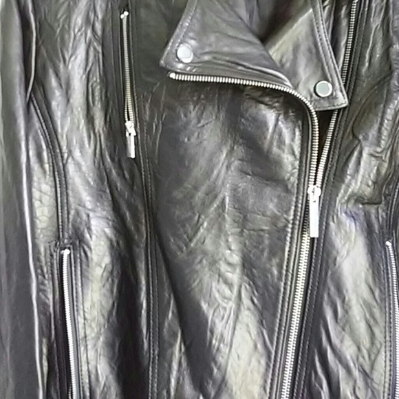 🚫SOLD🚫 Moda International Genuine Leather JacKet - Picture 2 of 5