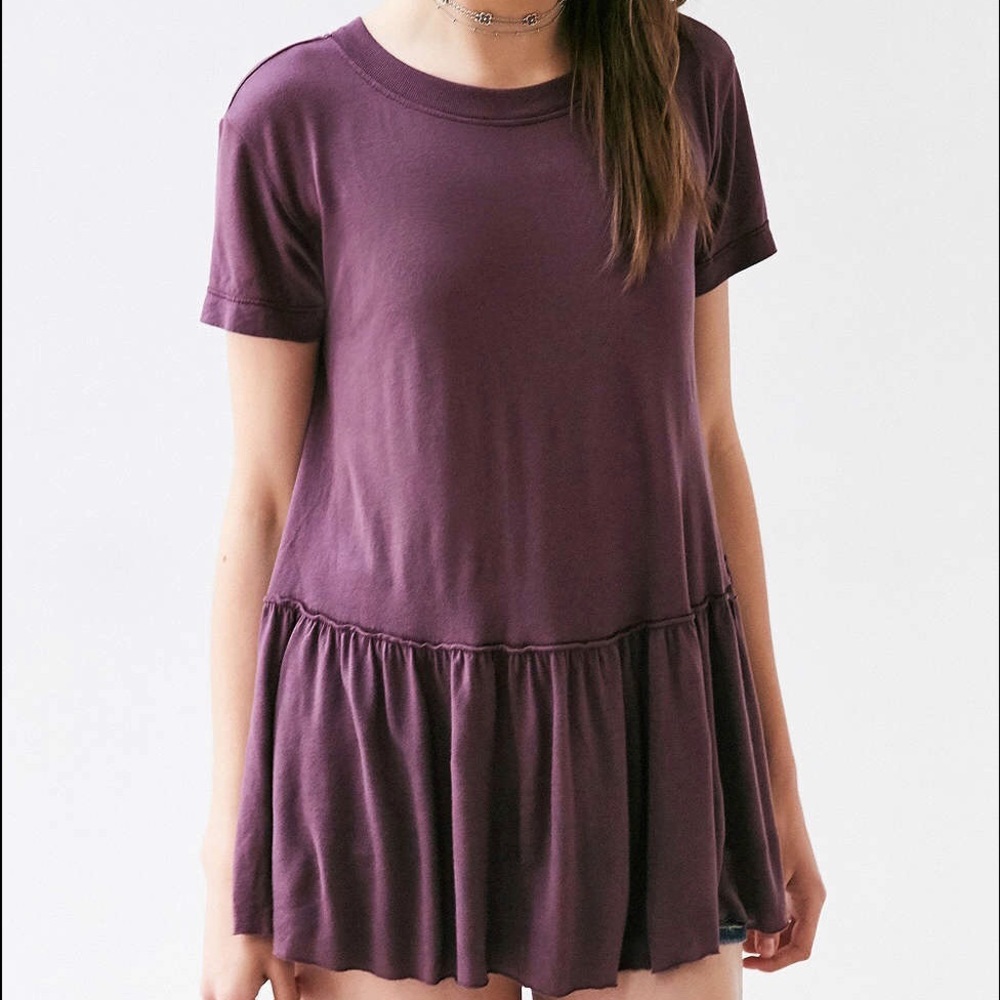 Truly Madly Deeply Dusty Road Peplum Tee