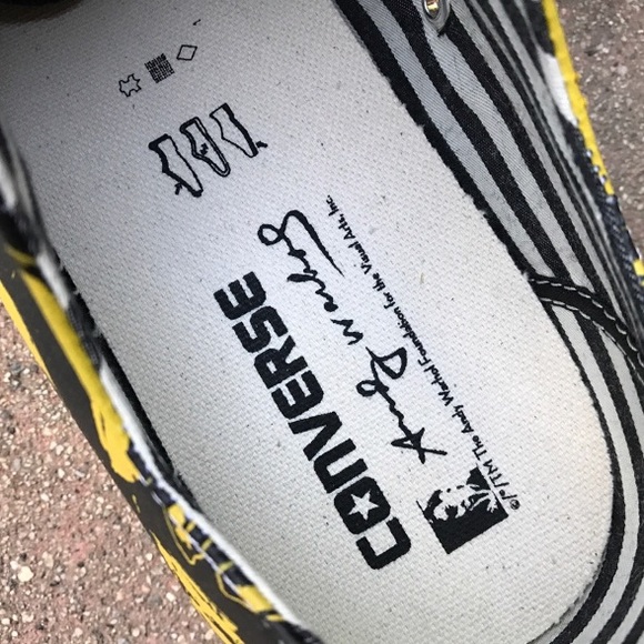 Converse leather shoes banana Andy Warhol women’s - Picture 8 of 8